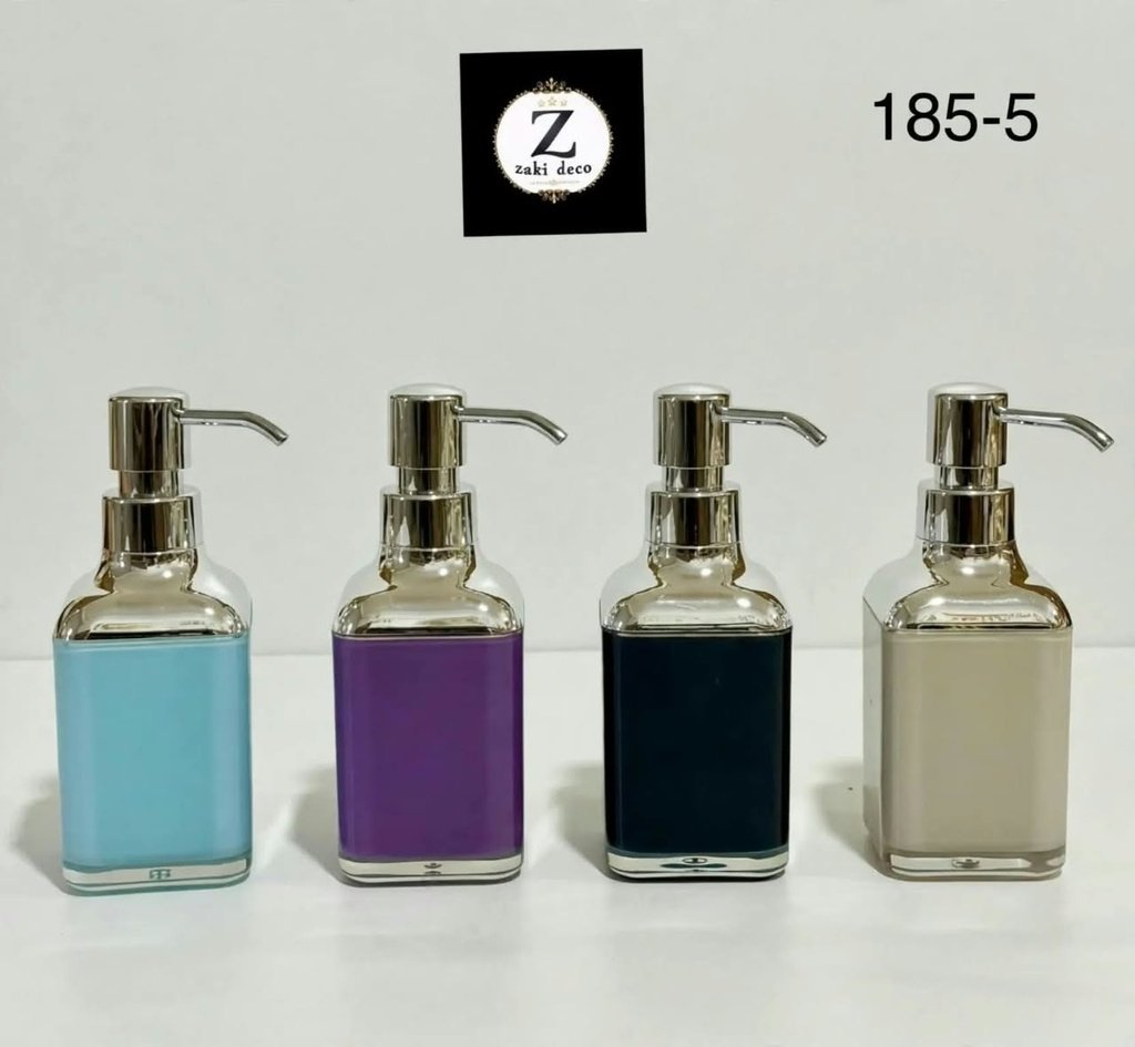 DISTRIBUTEUR DE SAVON CARRÉ CHROMÉ 185-5