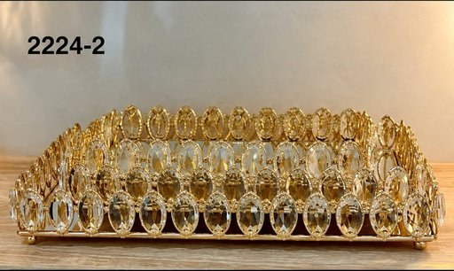 [2224-2] PLATEAU CRISTAL RECTANGULAIRE 2224-2