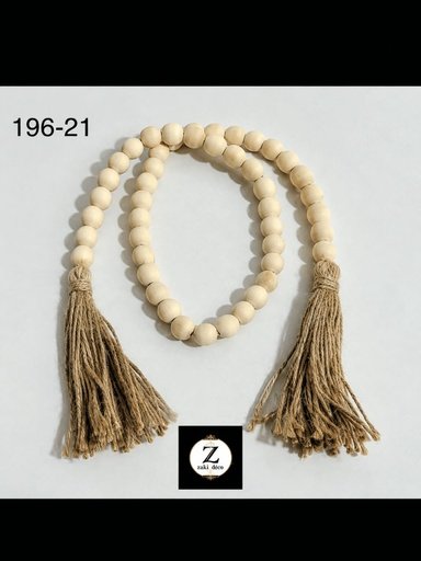 [196-21] SEBHA DÉCORATIVE BOIS NATUREL 196-21