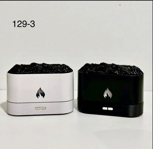 [129-3] DIFFUSEUR FLAMME PIERRES NOIRES 129-3