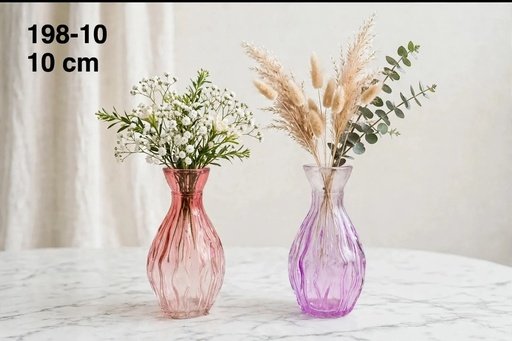 [198-10] VASE EN VERRE CISELÉ 198-10